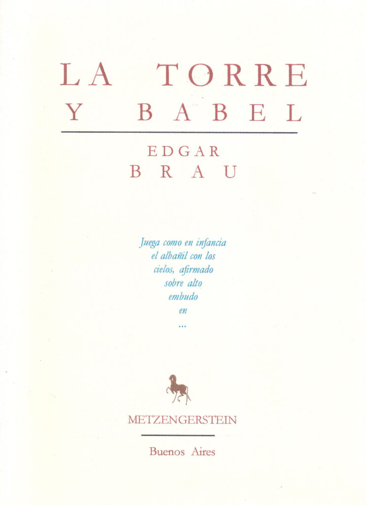 La Torre y Babel
(poemas)